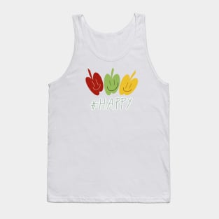 #Happy Tank Top